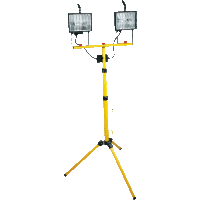 Halogénová lampa, 2 x 400 W, s držiakom teleskopickým 2,1 m TOPEX