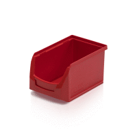 Skosený box B - červený 23 x 15 x 12,5 cm