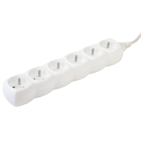Sieťový predlžovací prívod 3x1,0mm 2,6 zásuviek HOME