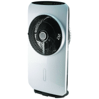 Ventilátor s parou 48W, biela HOME