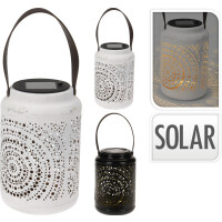 Solárna kovová lampa 12x12xH20C