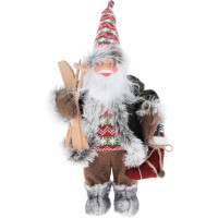 Santa 37cm zelený