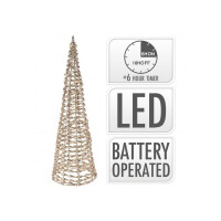 Stromček Kužel 40cm 20LED WW GOLD
