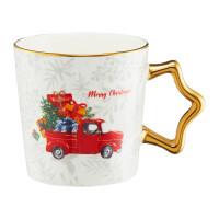 Porcelánový hrnček Star Auto 390 ml AMBITION