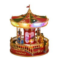 Vianočná LED dekorácia KOLOTOČ 28cm