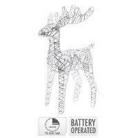 Sob LED 37cm W SILVER