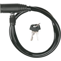 Zámok na bicykel 4 x 680 mm, čierny plášť TOP TOOLS