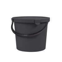 Detail - Vedro s vekom 10l Berry, sivý PLAST TEAM Vedro s vekom 10l Berry, sivý PLAST TEAM