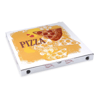 Krabica na pizzu z vlnitej lepenky 34 x 34 x 3 cm [100 ks] GASTRO