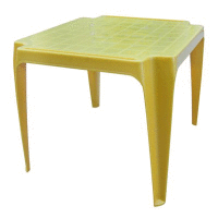 Stôl BABY žltý PRO GARDEN