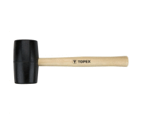 Kladivo gumové - Ø 58 mm, 450 g, drevená rúčka TOPEX