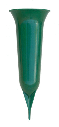 Náhrobná váza Pieta zelená 26cm