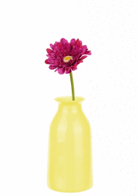 Váza h-180 žltá GLASMARK