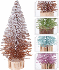 Dekorácia vianočný stromček, farebná 25cm