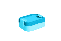 Box desiatový Hilo: 12,9 x 9,5 x 5 cm, modrý PLAST TEAM