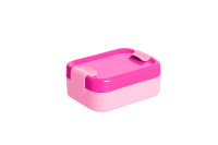 Box desiatový Hilo: 12,9 x 9,5 x 5 cm, ružový PLAST TEAM