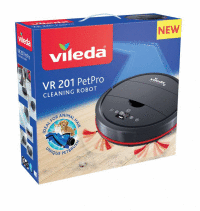 Robot VR201 PetPro robotický vysavač VILEDA