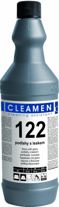 CLEAMEN 122 na podlahy s leskom, parfemované 1L