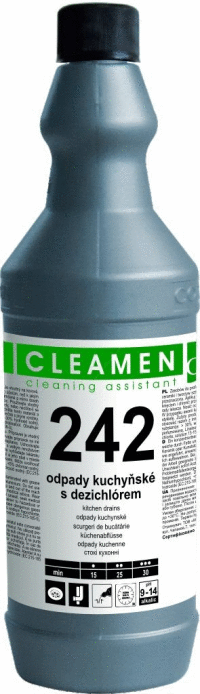 CLEAMEN 242 odpady kuchynské s dezichlórom 1L