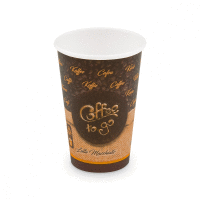 Papierový pohár "Coffee to go" 330 ml, L (Ø 80 mm) [50 ks] GASTRO