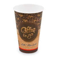 Papierový pohár "Coffee to go" 510 ml, XL (Ø 90 mm) [50 ks] GASTRO