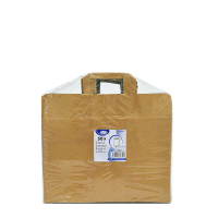 Papierová taška 32+21 x 33 cm hnedá [250 ks] BIO GASTRO