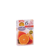 Čajové sviečky 6 ks - pomaranč