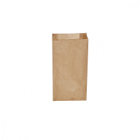 Desiatové pap. vrecká hnedé 1kg (12+5 x 24 cm) [500 ks] BIO GASTRO