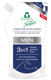 Senses sprchový gel pánský 3v1- náhradná náplň 500ml FROSCH