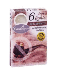 Čajové sviečky 6 ks - antitabacco