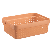 Košík stredný 35,7 x 26,8 x 13,1 cm oranžový PLAST TEAM