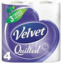 Toaletný papier Velvet Ecoroll White 3vr 4x300