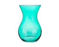 Váza H180mm CANDY tyrkysová GLASMARK