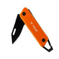 TRUE UTILITY MODERN KEY CHAIN KNIFE - Orange (Gift Box)