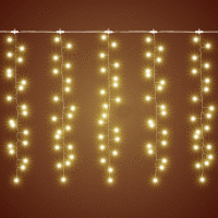 Micro LED cluster svietiaci záves, multicolor 8
