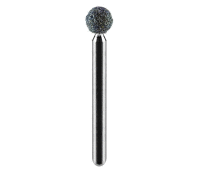 Brúsny kameň gulička 6 mm, hriadeľ 3,2 mm, 3 ks. GRAPHITE
