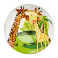 Porcelánový tanier Žirafy Malawi a Karim 19 cm AMBITION JUNIOR