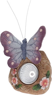 Solárne svietidlo Motýľ, 11cm, 4ASS
