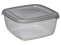 Box chladiaci,štvorec 0,95l Polar grey  PLAST TEAM
