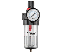 Odtokový filter s kovovým telom 1/2 "reduktora tlaku NEO TOOLS