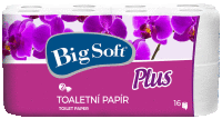 Toaletný papier BIG SOFT PLUS 16x160, 2-vrstv., 100% cell.