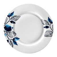 Porcelánový plytký tanier Blue Flower 27 cm AMBITION