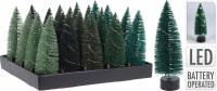 Dekorácia stromček LED 17cm 5 druhov