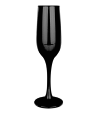 Pohár na šampanské 200ml čierna GLASMARK
