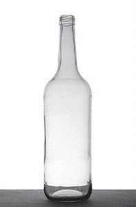 Fľaša Geradehals,1l bezfarebná N
