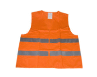 Bezpečnostná vesta oranžová-reflexná-XL