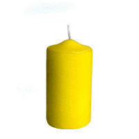 Sviečka valcová Ø 60 x 120 mm žltá [1 ks] GASTRO