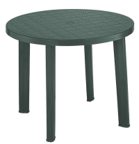 Stôl TONDO, 90 cm, zelený PRO GARDEN