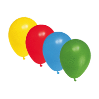 Nafukovacie balóniky farebné mix "S" [100 ks] PARTY GASTRO