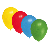 Nafukovacie balóniky farebné mix "M" [100 ks] PARTY GASTRO